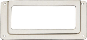 HAFELE 168.02.761 Card Frame 69x35mm Satin Nickel (EACH)