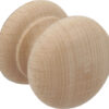 HAFELE 195.77.301 Knob 34mm Dia M4 Unfinished Beech (EACH)