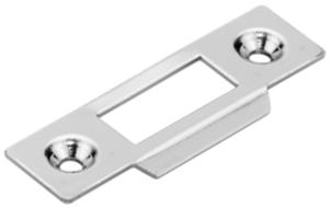 HAFELE 232.37.990 Strike Plate 55x15mm Nickel Plated (EACH)