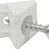 HAFELE 260.03.700 Rear Panel Connector White Plastic (EACH)