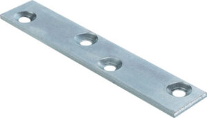 HAFELE 260.20.039 Straight Mending Plate 100mm ZP (EACH)