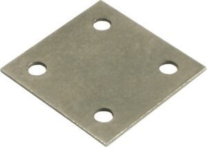 HAFELE 260.22.025 Connecting Plate 50x50mm Steel Galv (EACH)