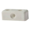 HAFELE 262.57.714 Modesty Block 1/2 White No Scr (EACH)