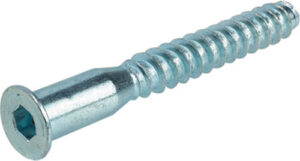 HAFELE 264.43.600 Confirmat Hexagonal Galv 50mm 5mm Hole (EACH)