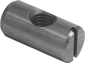 HAFELE 264.82.014 Barrel Nut M6 Centric 10x14mm Bright (EACH)