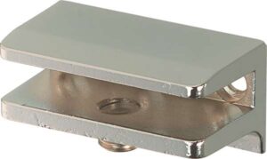 HAFELE 282.07.200 Glass Shelf Support 6mm Polished Chrome (EACH)