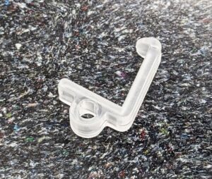 HAFELE 282.16.220 Shelf Retain Transparent 19mm (EACH)