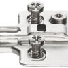 HAFELE 311.70.624 Smuso/metalla Qf Mount Plate 2-pt 4mm Euro (HINGE)