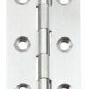 HAFELE Solid Drawn Brass Butt Hinge SSp 64x35x2 SN (PAIR)