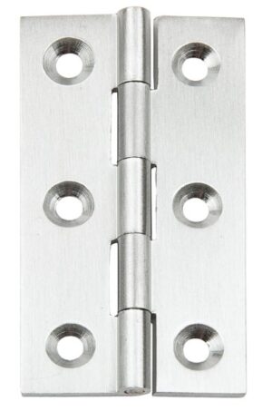 HAFELE Solid Drawn Brass Butt Hinge SSp 64x35x2 SN (PAIR)