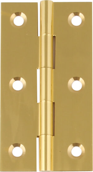 HAFELE 354.24.853 Solid Drawn Brass Butt Hinge BP 76x40x1.6 PB (HINGE)