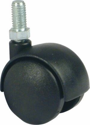 HAFELE 660.07.304 Twin Wheel Castor 35mm M8 Thread (EACH)