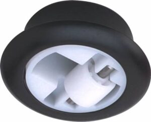 HAFELE 661.04.309 Furniture Glide Black Pl 54mm (EACH)