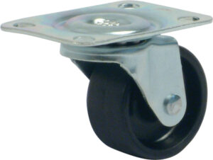 HAFELE 662.03.852 Nylon Swivel Plate Castor 15kg 30mm ZP (EACH)