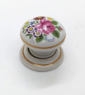 HEATHERLEY Cupboard Knob 30mm Floral Chintz Iv (EACH)