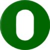 HEWI 306OKZ.73 Escutcheon Oval (52x9) Meadow Green Nylon (PAIR)