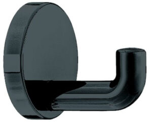 HEWI 477.90.010.90 Robe Hook 50mm Diameter Rose Black (EACH)