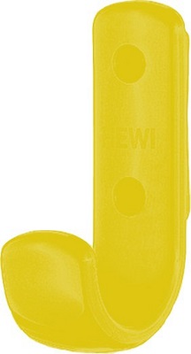 HEWI Single Coat Hook 75mm Mustard Yellow (EACH)