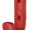 HEWI Single Coat Hook 75mm High Ruby Red (EACH)