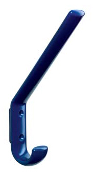 HEWI 477.90.070.50 Hat & Coat Hook 165mm High Steel Blue (EACH)