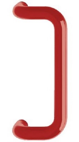 HEWI Pulls Cranked 250x30 Back To Back Ruby Red (PAIR)