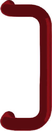 HEWI Pull Handle Cranked 250x30mm Burgundy (EACH)