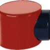 HEWI Door Stop Floor Mounted 64x43mm Ruby Red (EACH)
