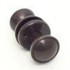 Plastic Rim/Mortice Knob Furniture Brown (SET)