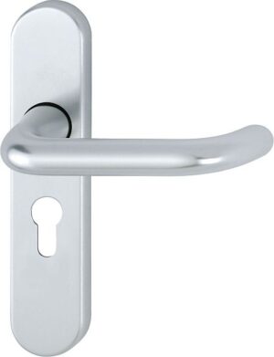 Round Bar Lever Euro Radius Furn 47mmCC SAA (SET)