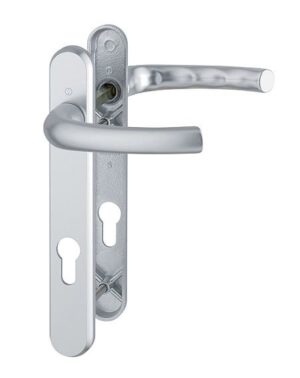 HOPPE 1710RH/3370N/3360N 2758149 Upvc Levers Tokyo 220x32 92mm 122fix Silver (SET)