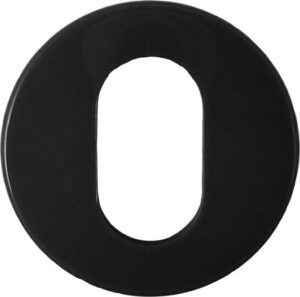 Escutcheon Oval (52x9) Black Nylon (PAIR)