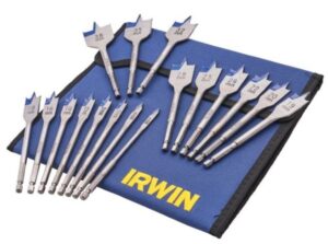 IRWIN Blue Groove Flat Bit Set 17pc (SET)