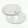 Escutcheon Key Covered 32mm Aluminium (PAIR)