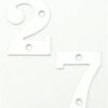 Numeral 50mm '9' Satin Aluminium (EACH)