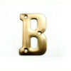 Letter B 50mm Electro Brass (EACH)