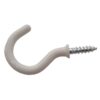 Cup Hook Shouldered 32mm White (EACH)