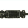 KIRKPATRICK 1547 Door Bolt Cranked 101mm Antique Black (EACH)