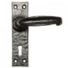 KIRKPATRICK 2440 WK Lever Lock Furniture Antique Black (SET)