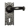 KIRKPATRICK 2488/LK 2488 LK Lever Lock Furniture Antique Black (SET)