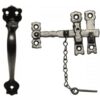 KIRKPATRICK 3613 3613 Suffolk Latch C/W Privacy Chain 6 AB (SET)