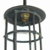 KIRKPATRICK 403C Rnd Grid Lantern With Ceiling Bracket AB (EACH)