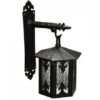 KIRKPATRICK 407W Hexagonal Lantern With Wall Bracket AB (EACH)