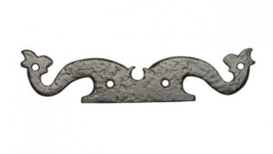 KIRKPATRICK 939 Black Iron SNake Hinge 3.1/2 AB (HINGE)