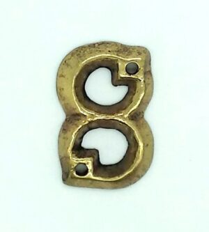 KIRKPATRICK B1976/8 Numeral 1.3/4 '8' Antique Brass (EACH)
