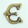 KIRKPATRICK +B1976/E Letter 1.3/4 'e' Antique Brass (EACH)