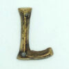 KIRKPATRICK B1976/L +B1976/L Letter 1.3/4 'l' Antique Brass (EACH)