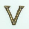 KIRKPATRICK B1976/V +B1976/V Letter 1.3/4 'v' Antique Brass (EACH)