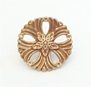 LILLY +8257/44PB Cupboard Knob 44mm PB (EACH)