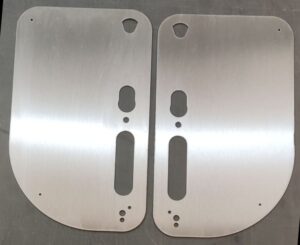 Backplate For Slim XS4 180mm Stainless Steel (PAIR)