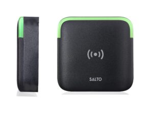 SALTO WRDM0S4B Design Xs Mifare DesFire BLE Sq Reader Black (EACH)